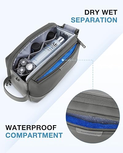 Miniatura 9 de BAGSMART Neceser para hombre Marrón Viaje