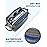 BAGSMART Toiletry Bag for Men, Large Travel Toiletry Organizer, Dopp Kit Water-resistant Shaving Bag for Toiletries Accessories - Grey