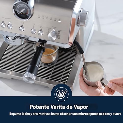 Miniatura 5 de De'Longhi La Specialista Opera - Máquina de café expreso - Máquina de café frío y espresso con apisonamiento inteligente, molinillo de rebabas,