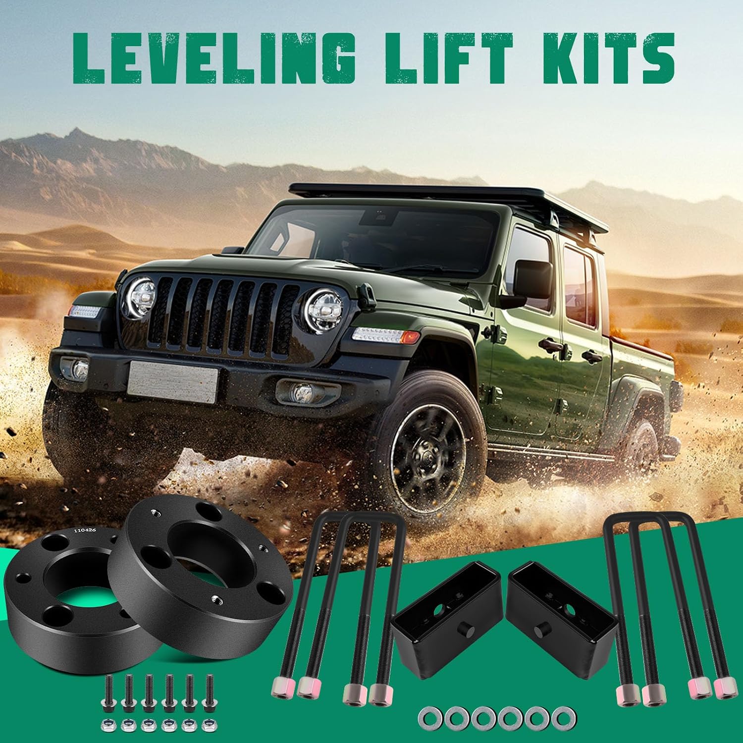 SCITOO Lifts 3 inch Front and 1.5 inch Rear Suspension Strut Spacers for Nissan Titan Full Leveling Lift Kit