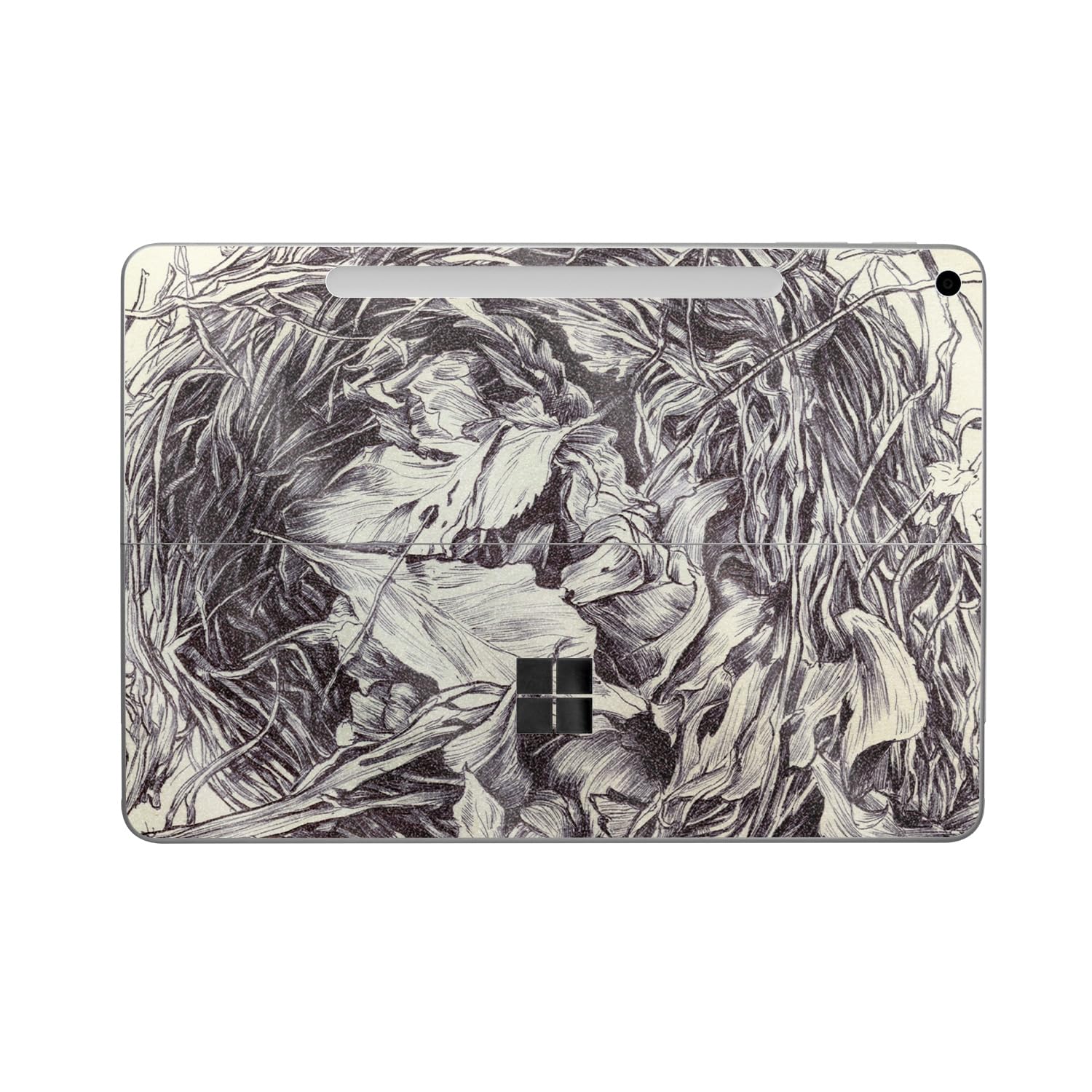 Glossy Glitter Tablet Skin Compatible with Microsoft Surface Pro 12" (2025) - Nest Sketch - Premium 3M Vinyl Protective Wrap Decal Cover - Easy to Apply | Crafted in The USA by MightySkins