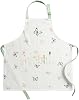 Maison d Hermine 100% Cotton Kitchen Apron with an Adjustable Neck with Long Ties for Women Men Chef