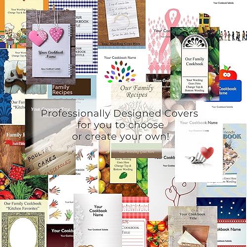 Miniatura 7 de Kit de fabricación de libros de cocina personalizado, conserva recetas familiares durante generaciones, divertido, cómodo y fácil de usar (solo kit