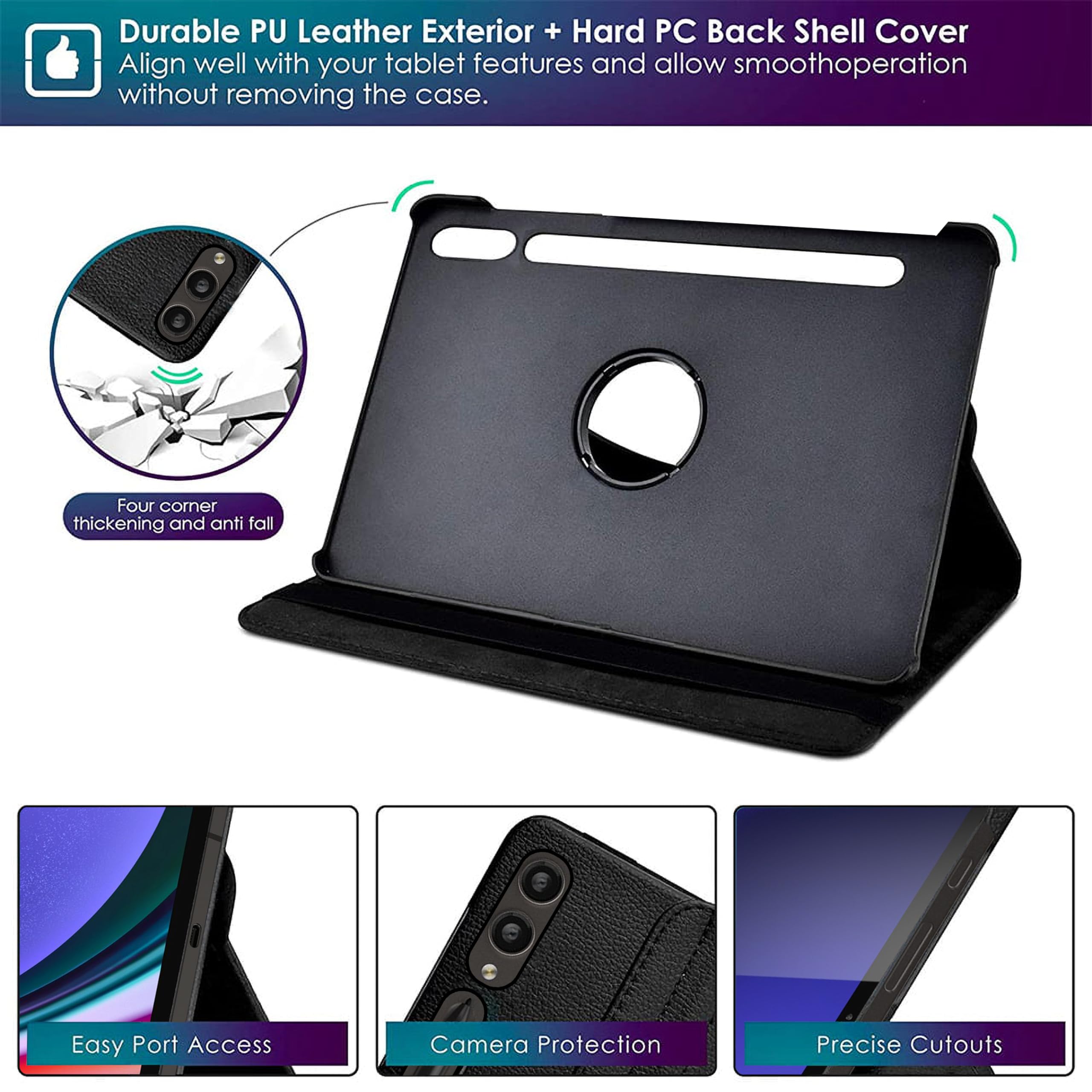 TGK Rotating Cover for Samsung Galaxy Tab S9 Ultra Case 14.6 Inch