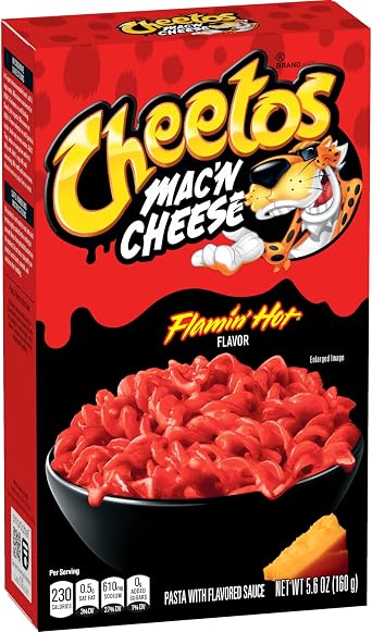 Cheetos Macn Cheese Flamin Hot flavor 5.9 Oz box