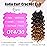 7 Packs GoGo Curl Crochet Hair 10 Inch Short Curly Crochet Hair for Women Water Wave Beach Curl Deep Twist Crochet Braids Synthetic Braiding Hair Extensions (10 Inch, OT4/30)