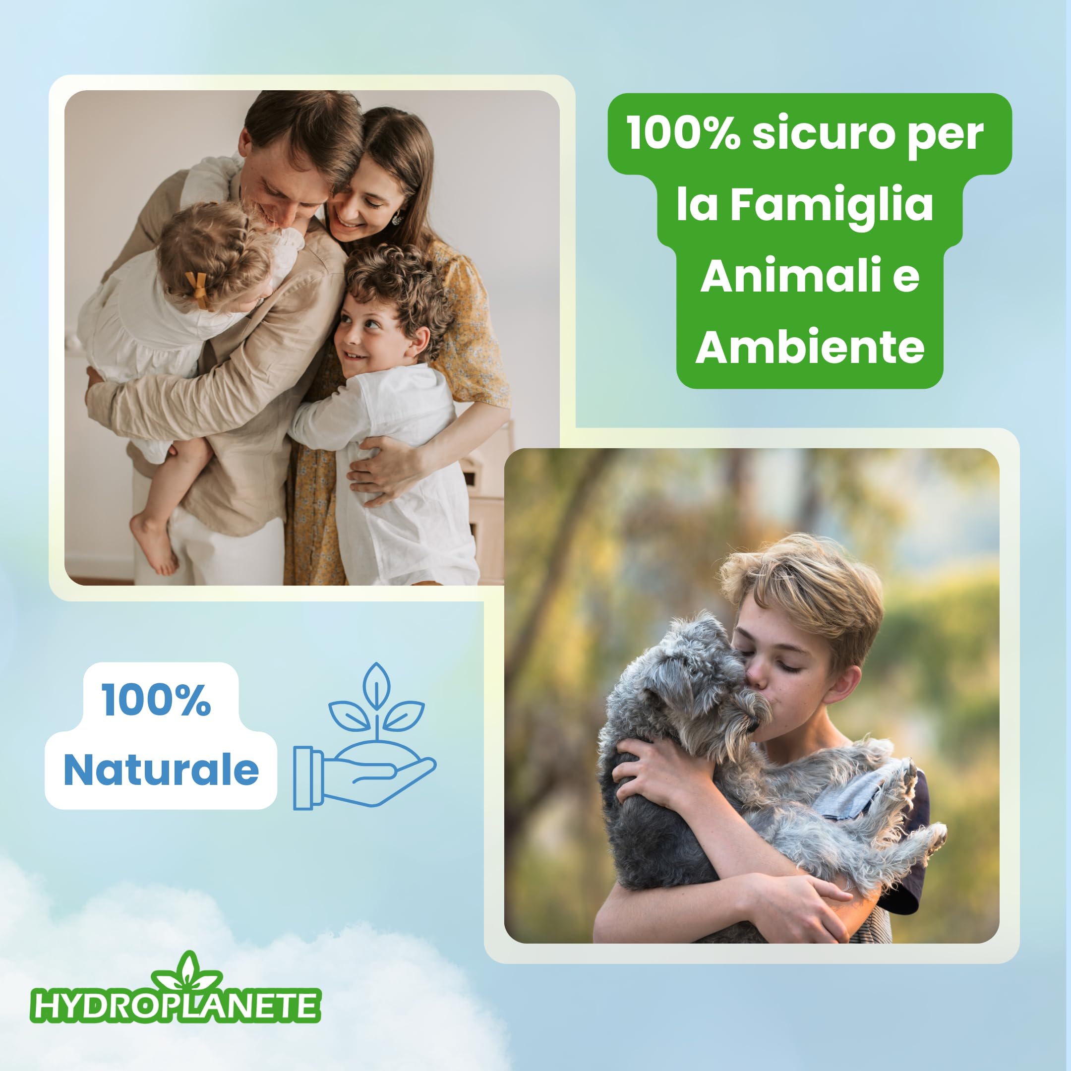 Terra di diatomee grigia multiuso | Polvere alimentare e igiene animale | Senza additivi e 100% naturale | Prodotto in Francia | Disponibile da 350 g a 25 kg | Hydroplanete (3 kg)