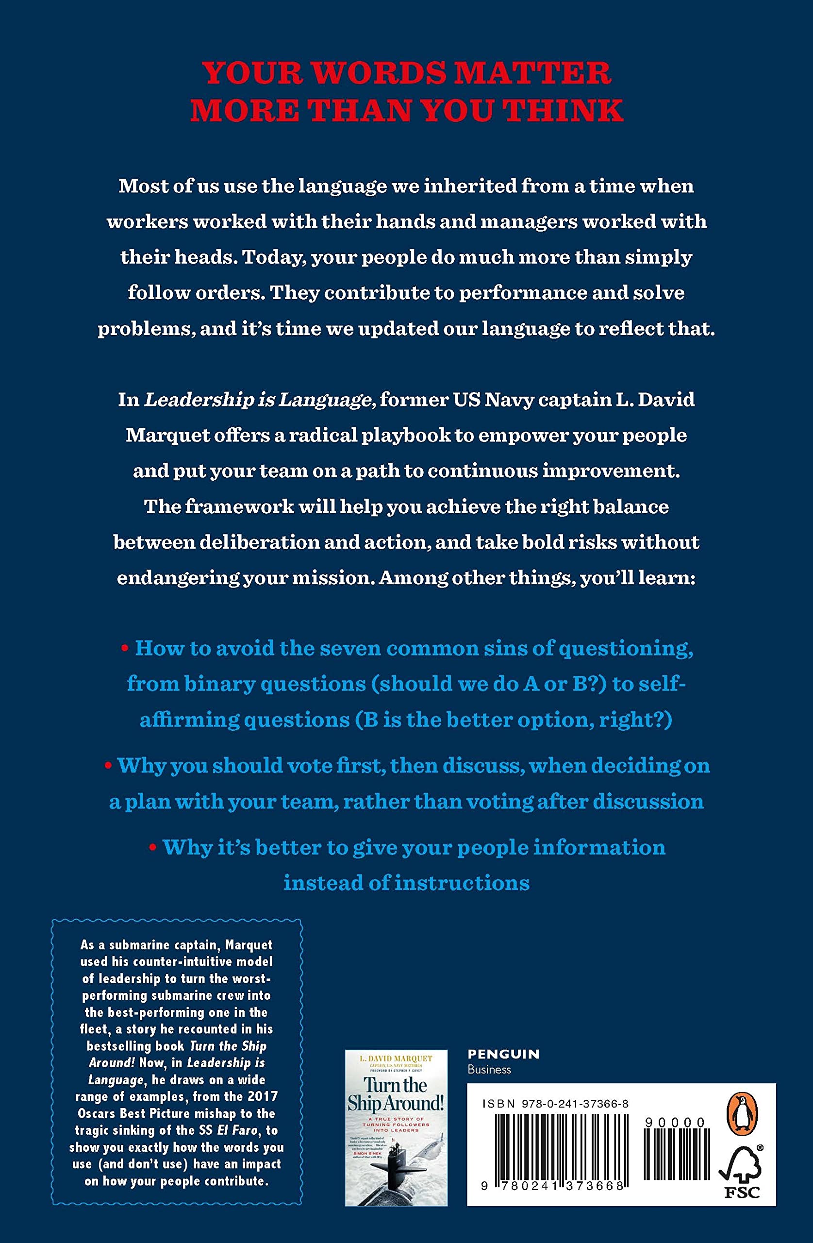 Leadership Is Language: The Hidden Power of What You Say and What You Don't