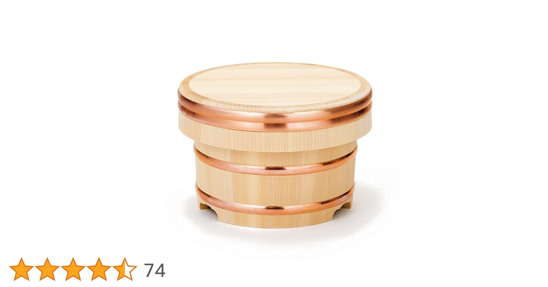 江戸びつ木製おひつ 5号21cm銅アクセント木曽さわら天然木未使用品 Amazon｜木曽さわら おひつ 木製おひつ 江戸びつ (5合)｜おひつ