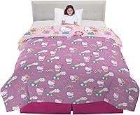 Vista 100 de Franco Ropa de cama para niños, edredón de microfibra suave, tamaño matrimonial, PJ Masks Paw Patrol Girls
