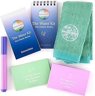 The Water Kit - Wash Away Negative Thoughts for Stress Relief and Healing - Start The New Year Fresh - Self Care Kit