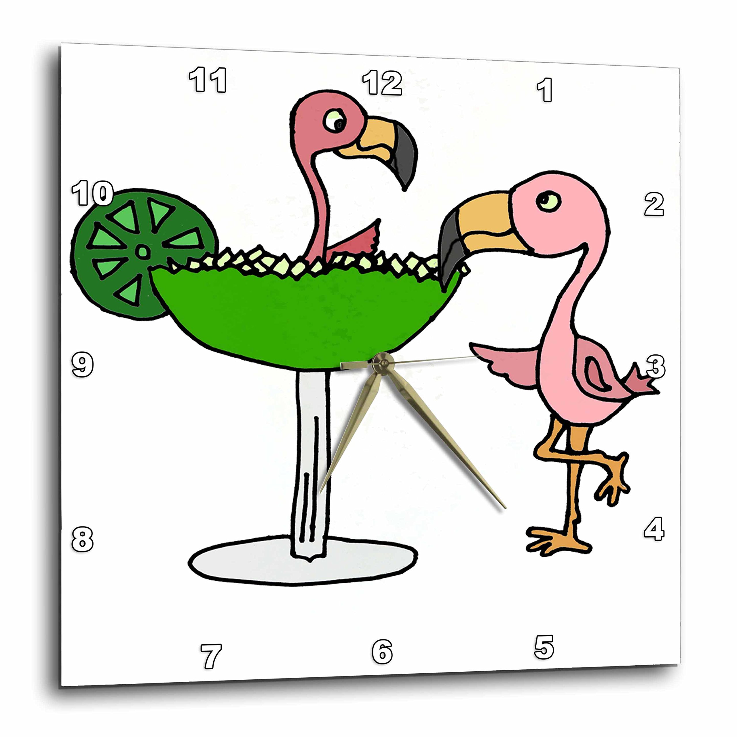 Horloge murale rose 3dRose pendule quartz design 25 cm