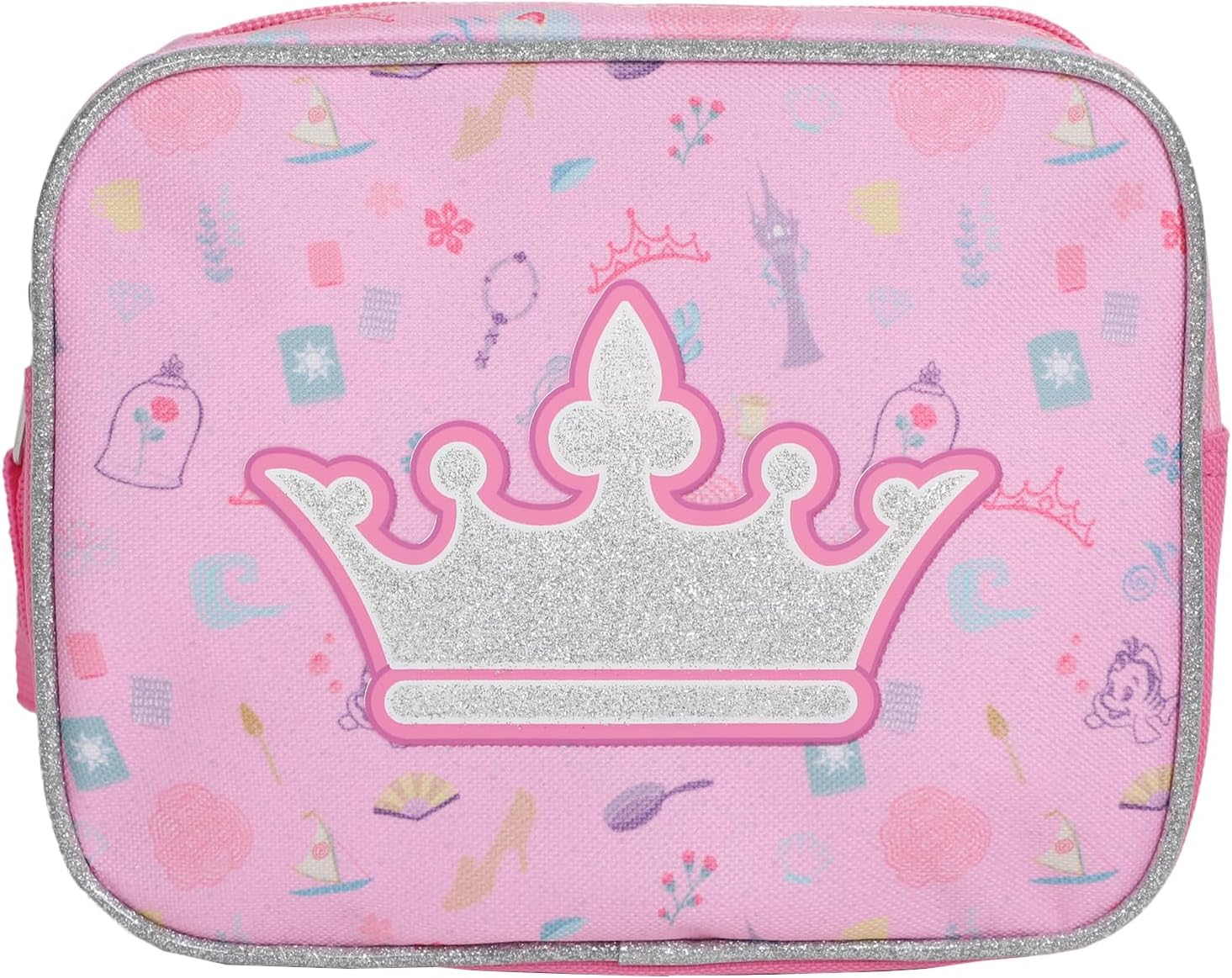 Disney Princesses 5-Piece Pink Youth Kids Girls Duffle Bag Set image 4
