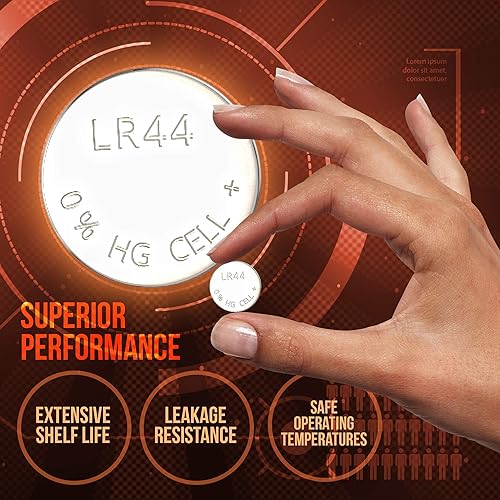 Miniatura 7 de AmVolt- Pack of 15 LR44 Batteries AG13 SR44 357 303 Premium Alkaline Non Rechargeable Button Battery, 1.5 Volt Small Batteries for Watches Clocks &
