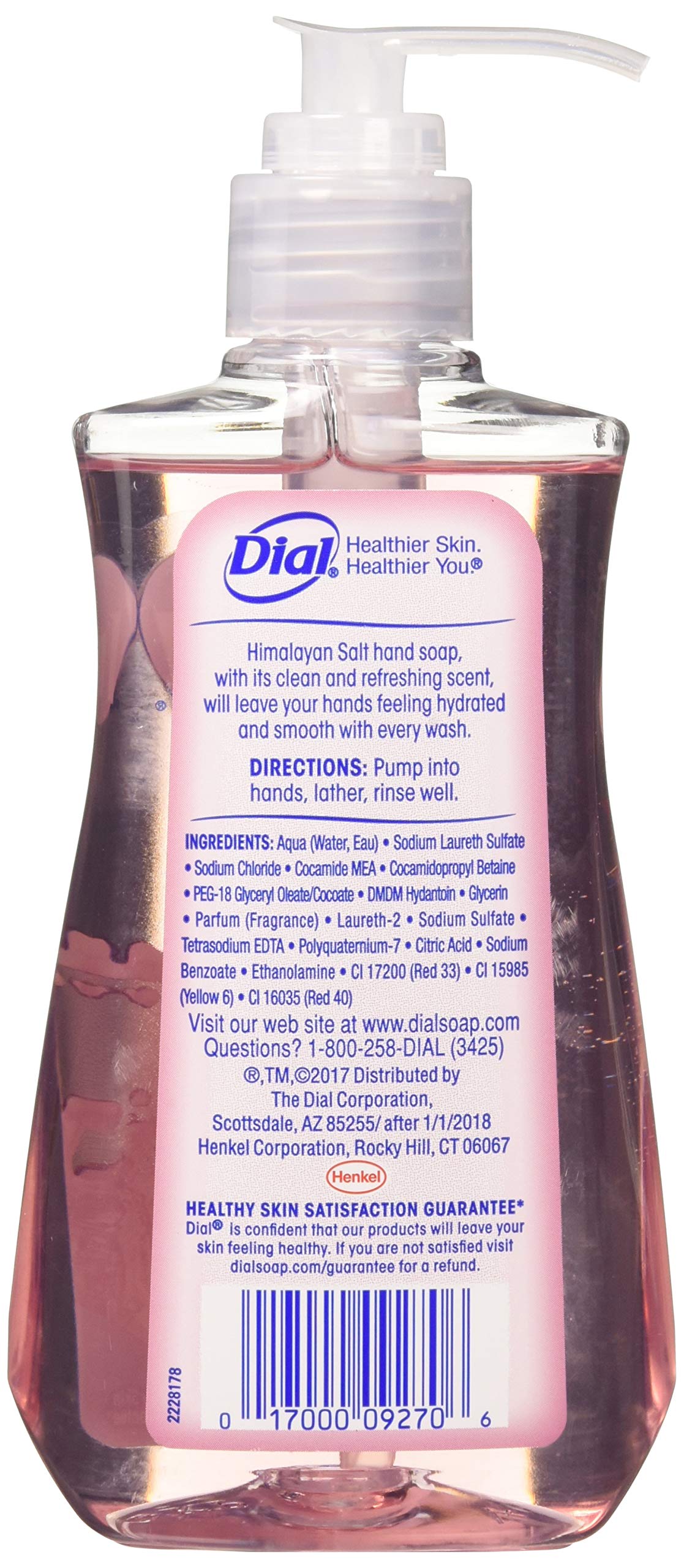 Dial Himalayano Sale Rosa & Water Lily Sapone con crema idratante 7.5 Oz. (Confezione da 4)