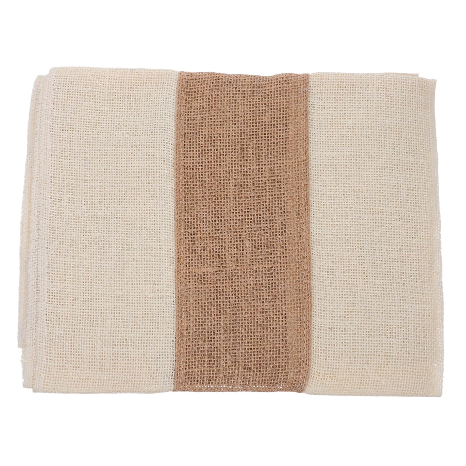 PRETYZOOM 5 Piezas Alfombra de Mesa de Lino Que bloquea el Color de arpillera de Mesa de arpillera de Lino Boda Burlap Boho Table Runner