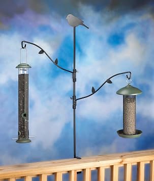 Stokes Select Bird Feeder Metal Deck Pole Kit with Two Adjustable Branches