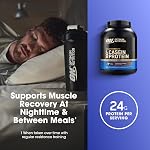 OPTIMUM NUTRITION GOLD STANDARD 100% Poudre de protéines de caséine Micellar, Digestion lente, vous aide à garder plein, récupération musculaire nocturne, Chocolat Suprême, 1.81 kg