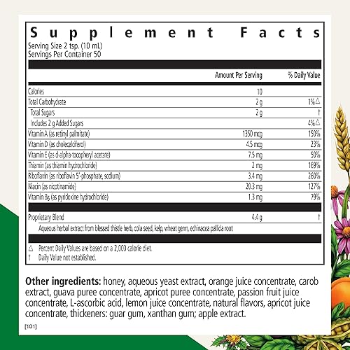 Miniatura 10 de Floradix, Epresat - Multivitamínico líquido vegetariano para adultos para la salud general, 8.5 onzas líquidas