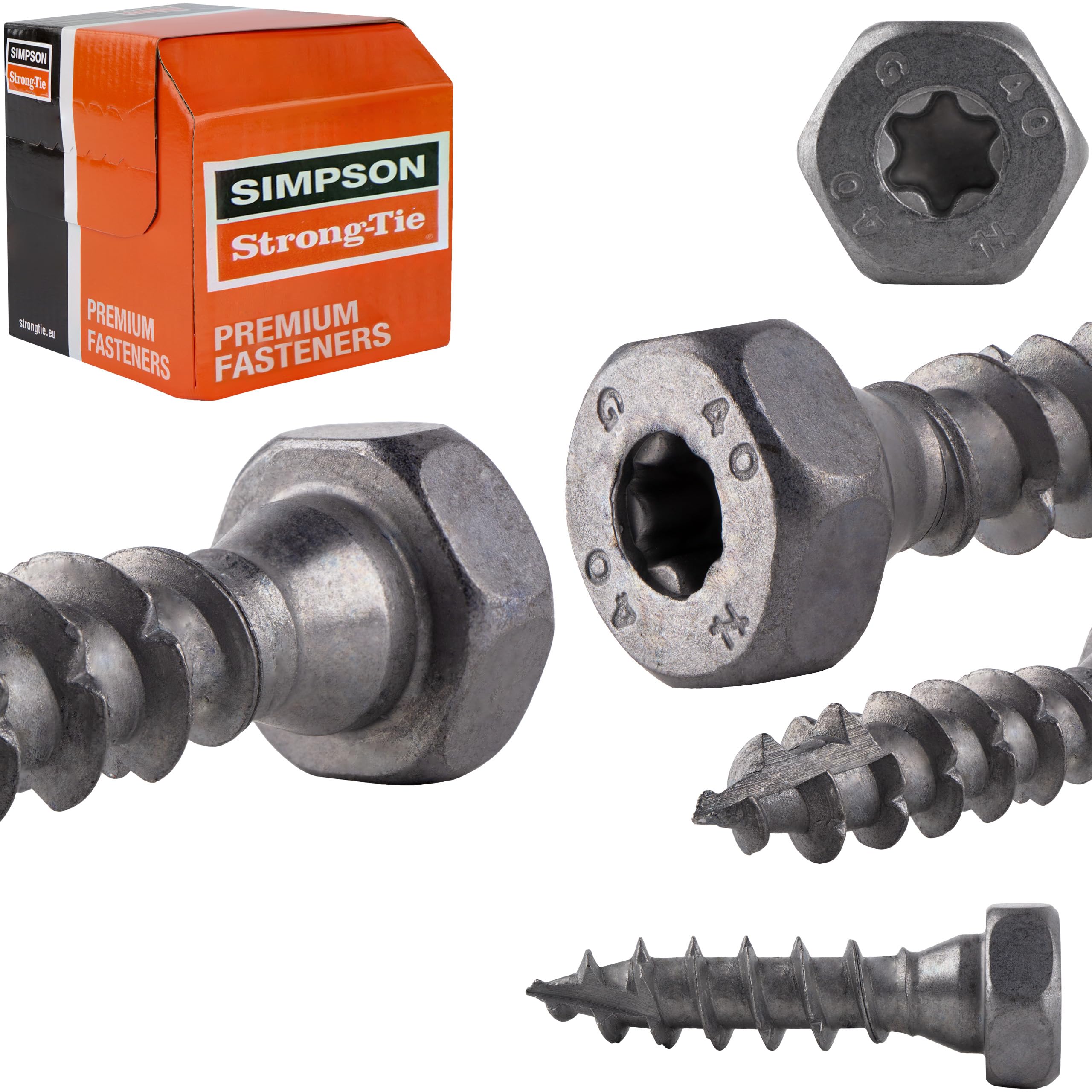 Śruby złącza SSH Simpson - 50 śrub 10x40 mm