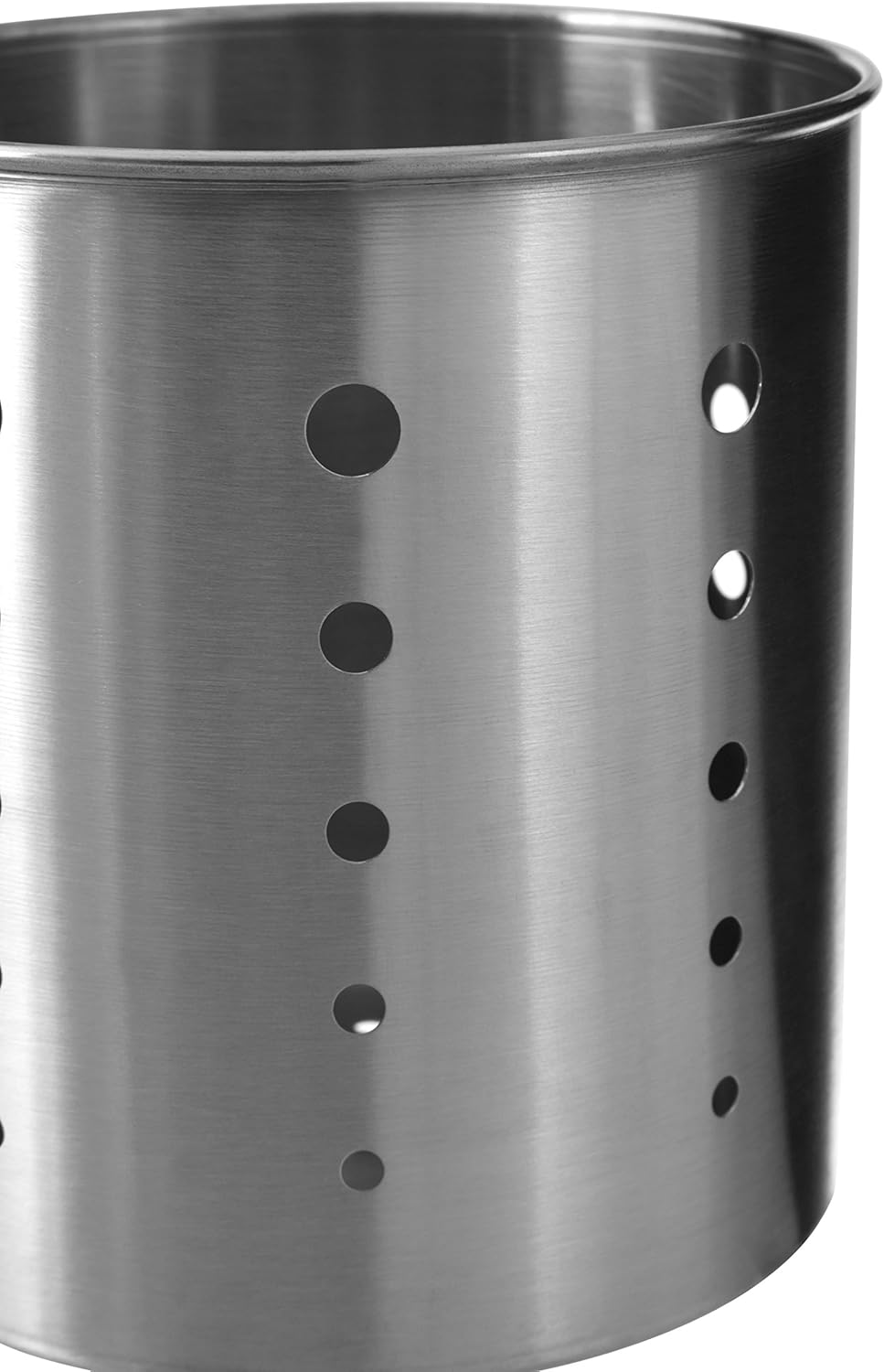 Premier Housewares Utensil Holder - Brushed Stainless Steel