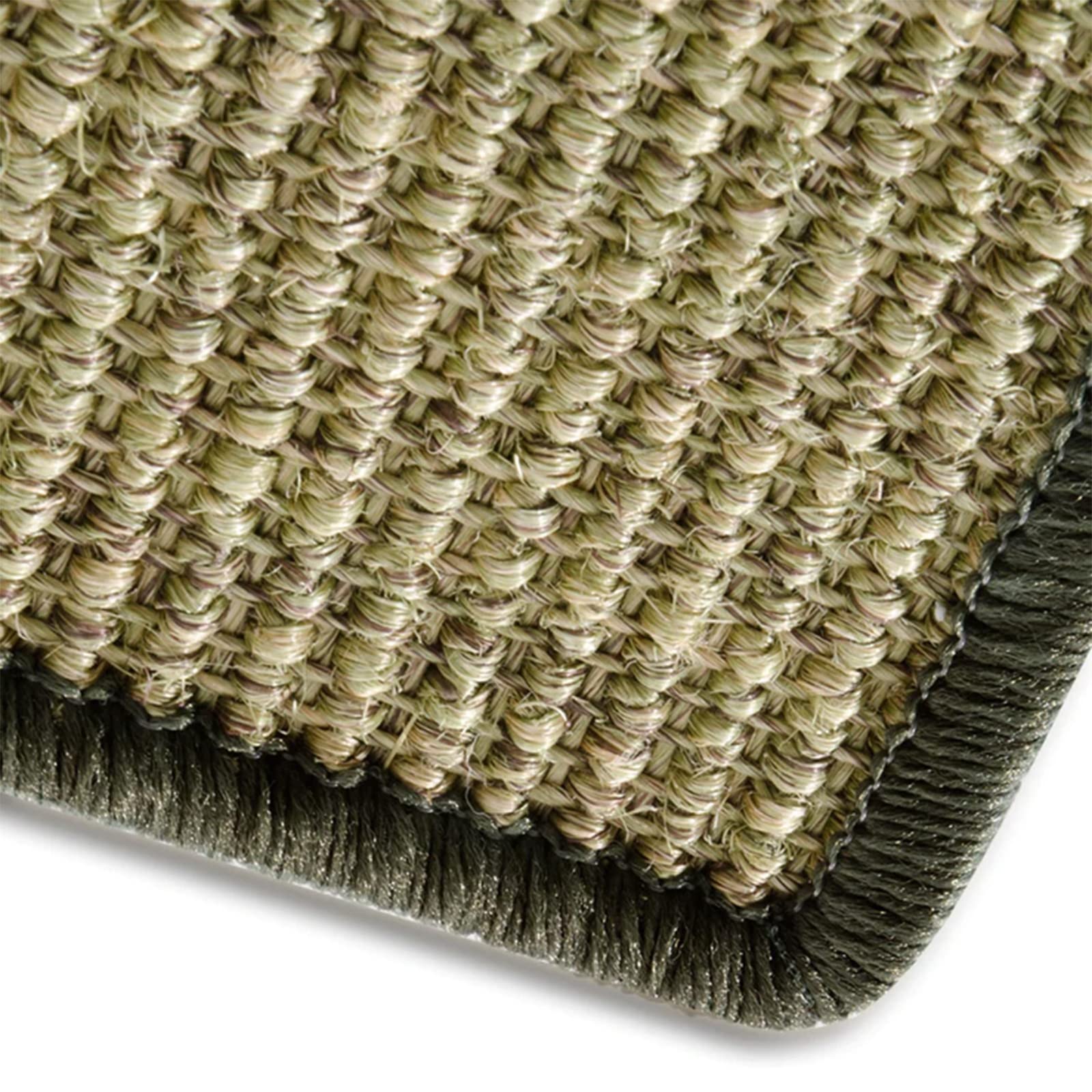 Floordirekt Sisal-Bettumrandung Sylt - Bettvorleger Teppichläufer - 3-teiliges Läufer-Set in 3 Größen (B: 80 cm | L: 1 x 300 cm + 2 x 150 cm, Grün)