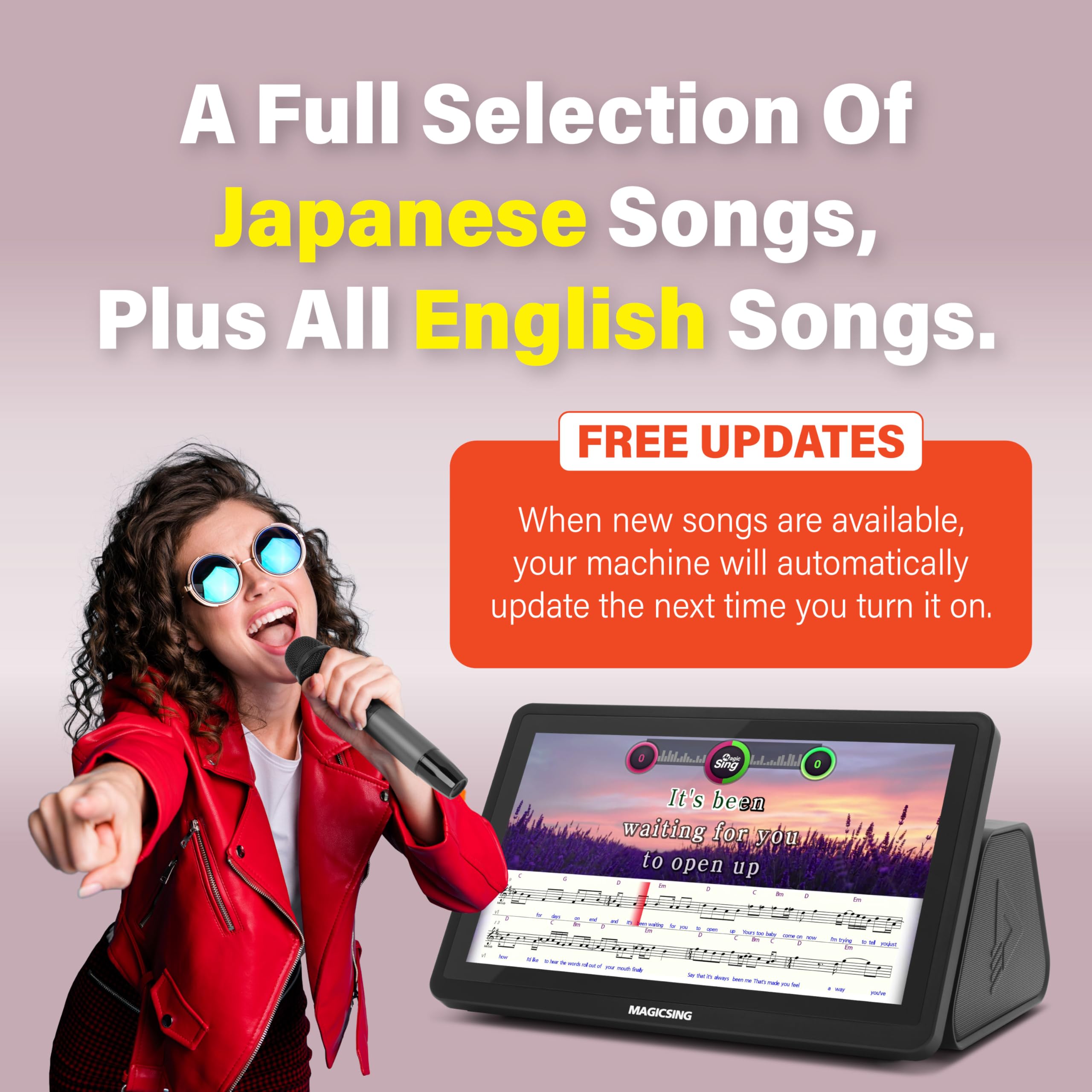 「今週まで値下げ」カラオケマシンMAGICSING 一式 Karaoke Amazon.com: Magic Sing 2025 New All-in-One Magicsing Karaoke