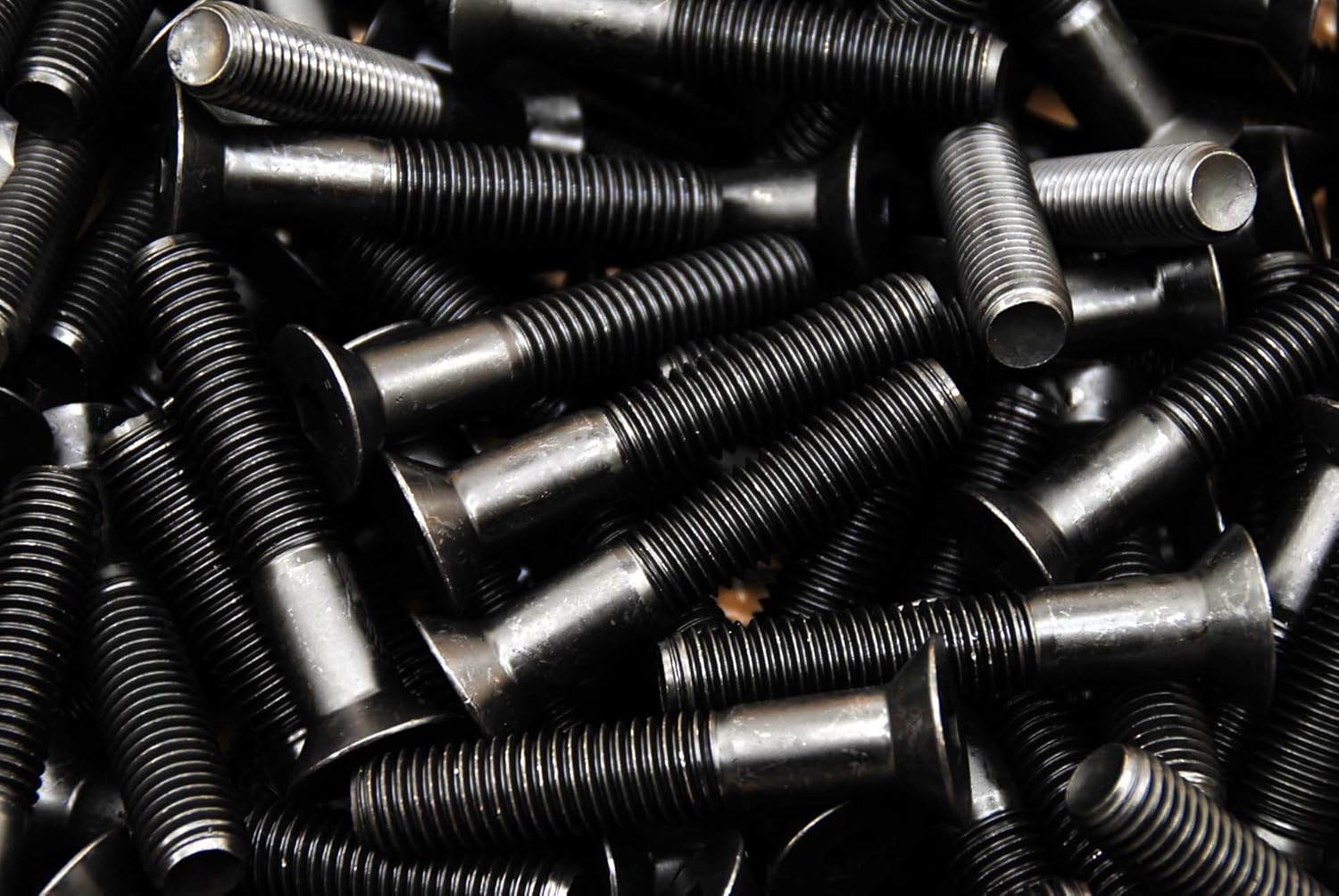 (10) Flat Socket Head 5/8-11 x 3-1/2 Cap Screw Allen Black
