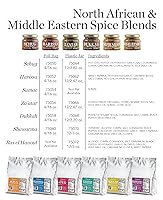 Vista 5 de Roland Foods Za'atar Mezcla de especias, alimentos importados especiales, botella de 16 onzas (paquete de 2)