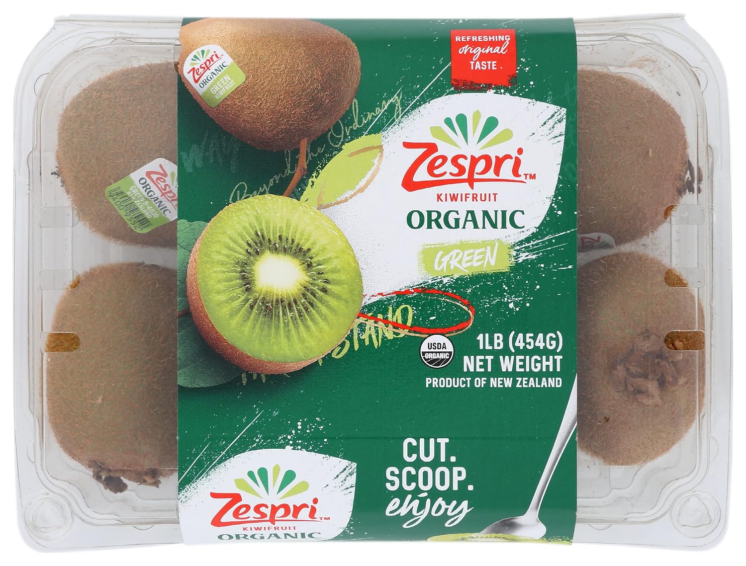 Zespri, Organic Kiwi Green Clamshell, 16 Ounce