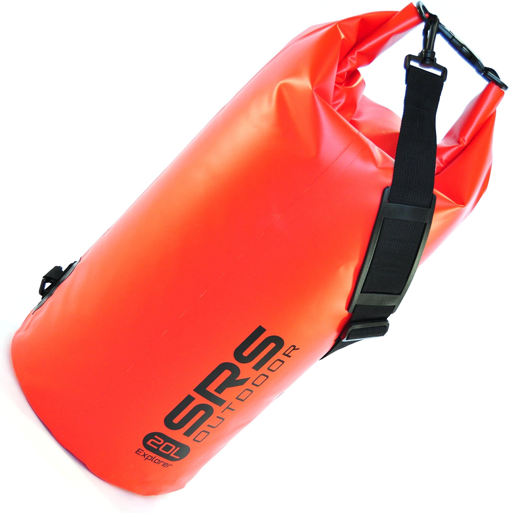 Explorer Dry Bag: 20L True-Volume Premium Waterproof Boating Accessories and Equipment Dry Bag- Guaranteed Sealed-Bag Capacity - Scarlet Red