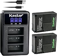 Vista 5 de Kastar - Cargador de batería con pantalla LCD triple USB compatible con cámara deportiva EHANG GHOSTDRONE 2.0 RC Quadcopter, EHANG GSC-200K