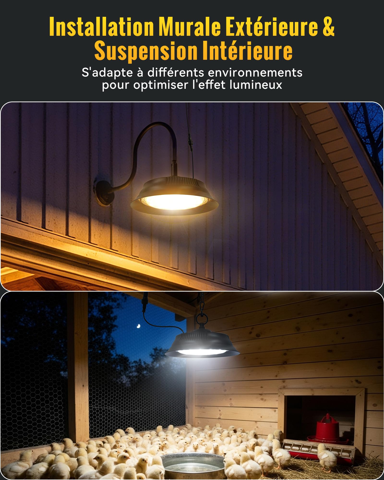 Lampe Solaire Extérieure Intérieure avec Télécommande Minuterie, 3 Températures de Couleur, Luminosité Réglable 5000mAh Installation Murale Suspension pour Jardin Allée Garage Pergola