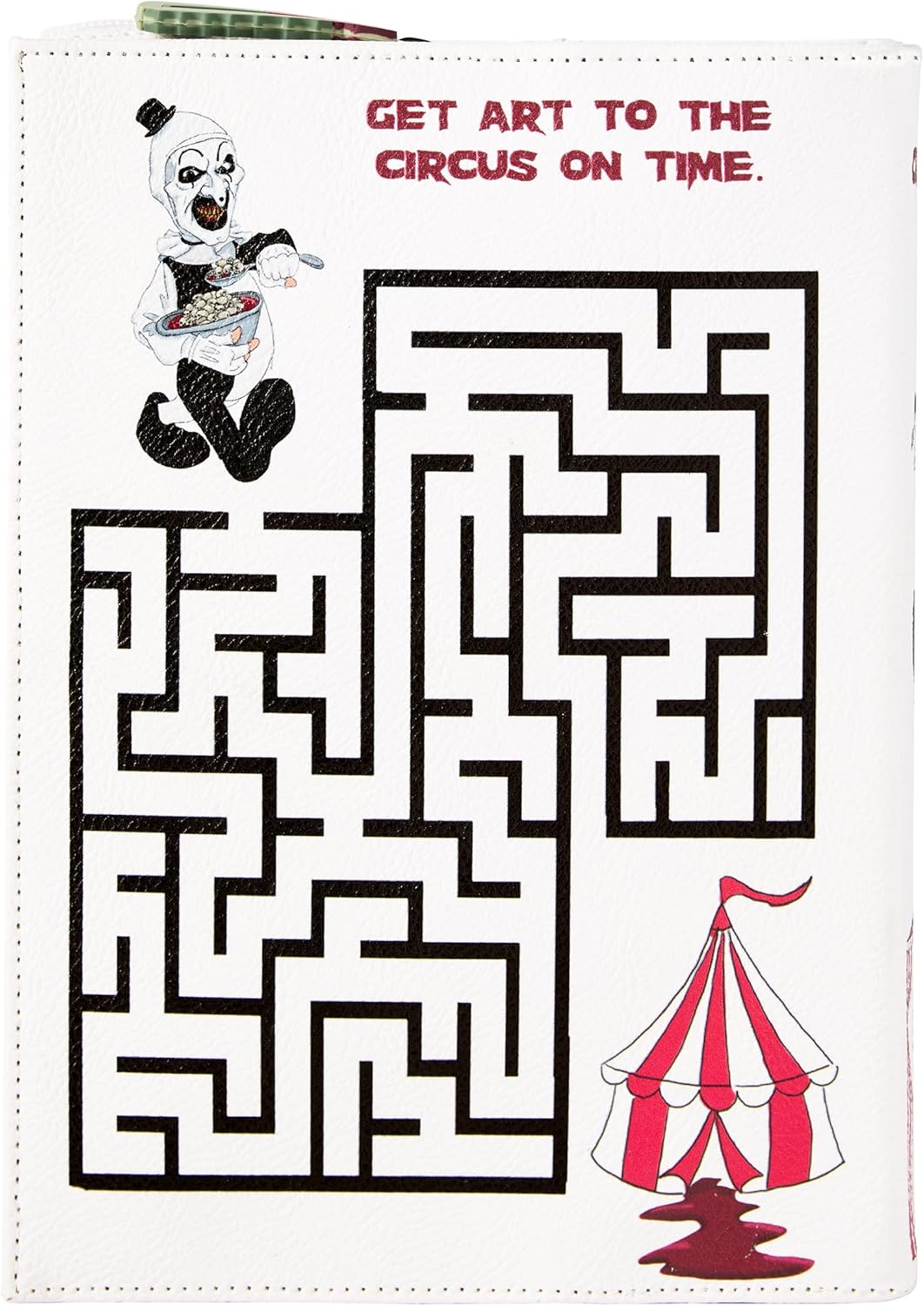 Spirit Halloween Terrifier Art the Clown Crispies Crossbody Bag | Officially Licensed | Horror - Image 6