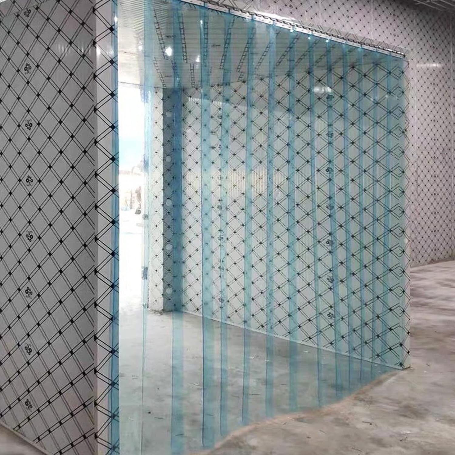 Rideau de porte en PVC isolant thermique contre le froid et la poussière 1.5mm x 2.9m