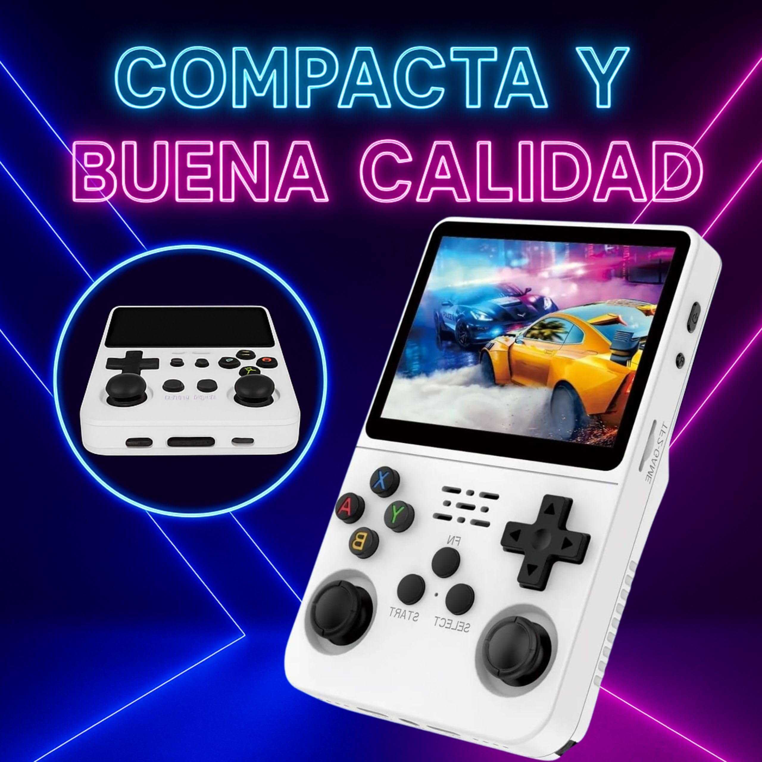 Consola Portátil Retro RG36 PRO - Pantalla 3.5", 30000 Juegos, Batería 3000 MAh, Linux (Color Rojo)