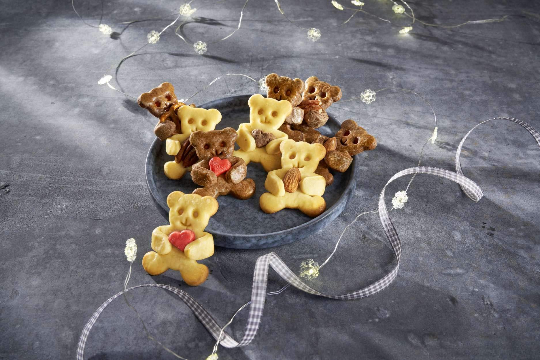 Betty Bossi Set Di 2 Formine Per Biscotti A Forma Di Orso – Tagliapasta In Plastica Lavabili In Lavastoviglie