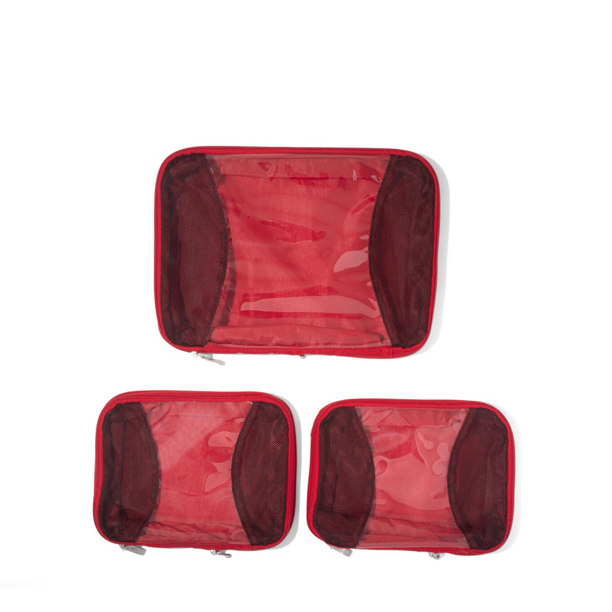 Baggallini Compression Cube 3-piece set - Lightweight Compression Packing Cubes for Travel