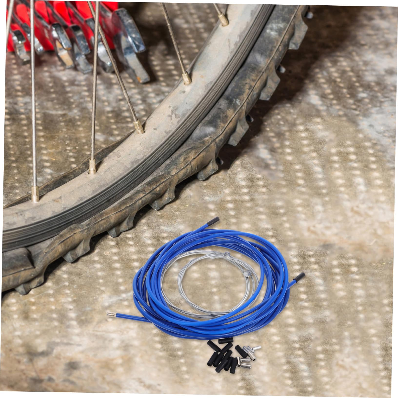 Cavo Freno Bici 2 Set in Acciaio Inox per Bici da Strada e Pieghevoli