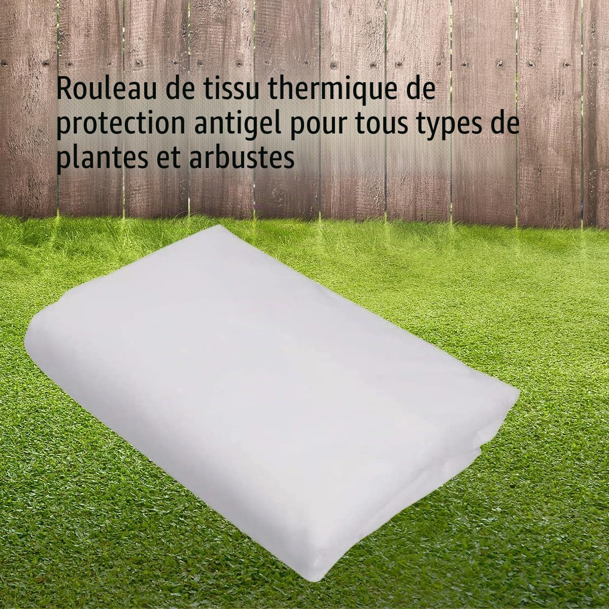 Biotop Tissu Thermique Protecteur Anti-Gel 4 x 5 m 17 g Couverture pour Plantes Arbustes