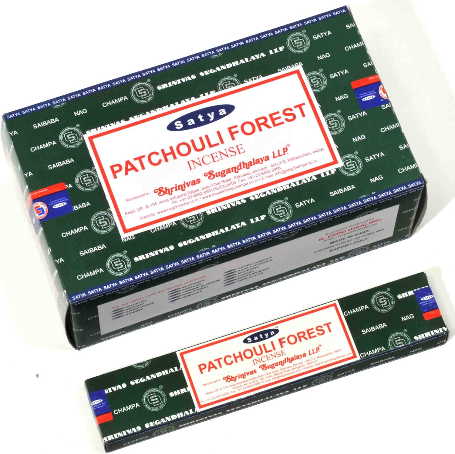Patchouli Forest Nag Champa Incense 180 Grams