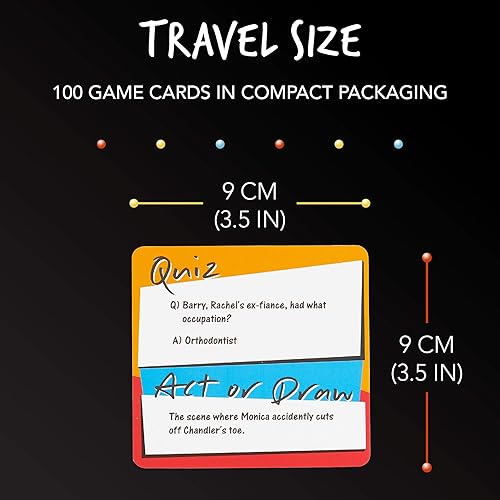 Miniatura 4 de Paladone Friends TV Show Quiz Act or Draw Game - Producto oficial de Friends (AMZ7270FR)