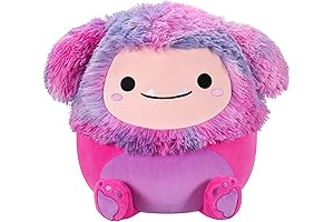 Giant XXlarge Squishmallow Woxie - Magenta Bigfoot with Tie-Dye Mane