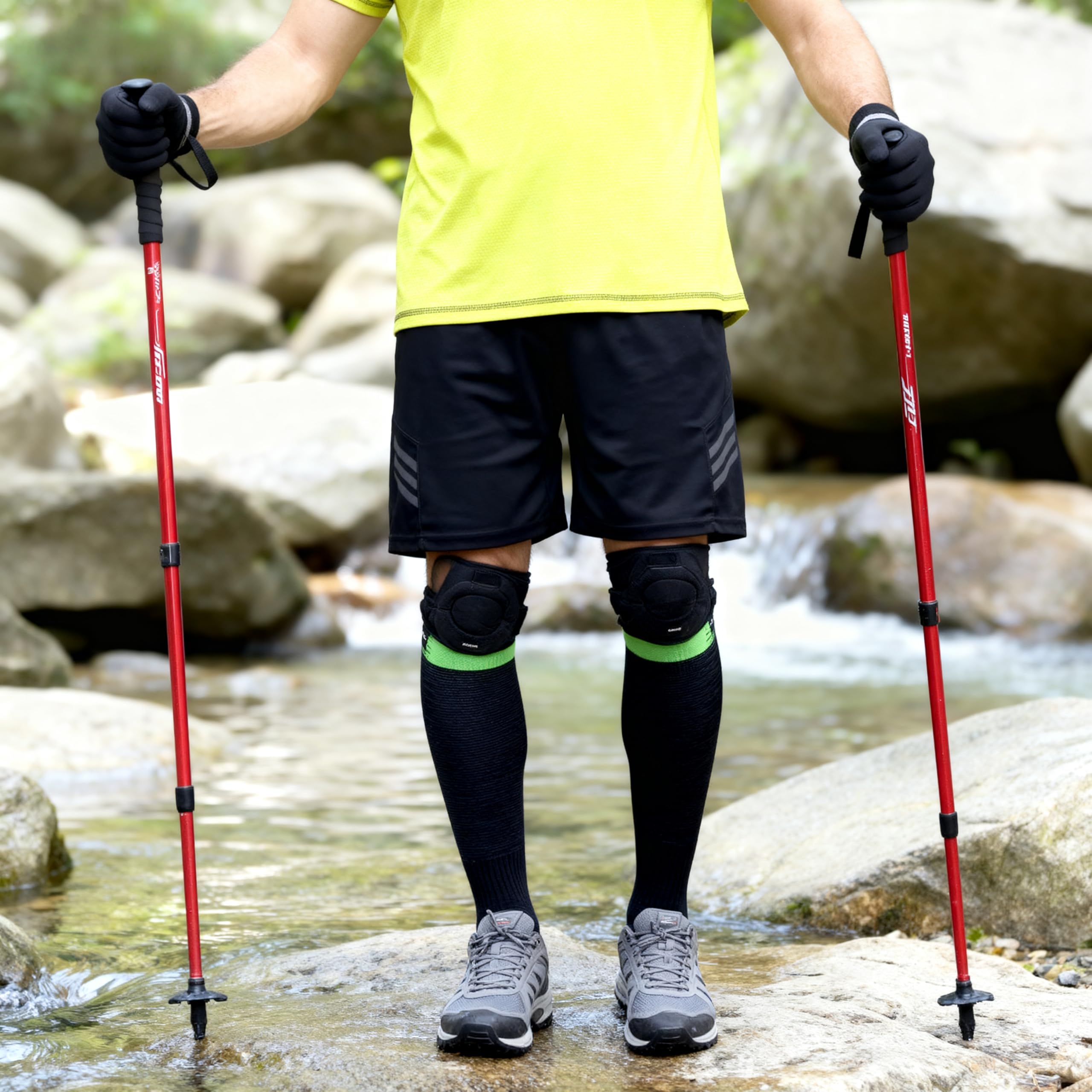OTTERSHELL Calcetines impermeables de rodilla de lana merino. Caliente y respirable. Tela compuesta de 3 capas, elimina la humedad para senderismo, senderismo, esquí