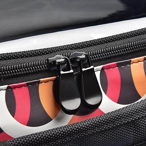 Miniatura 9 de BYOOTIQUE Estuche de maquillaje de felpa abierto y plano de viaje para accesorios de aseo, Verde