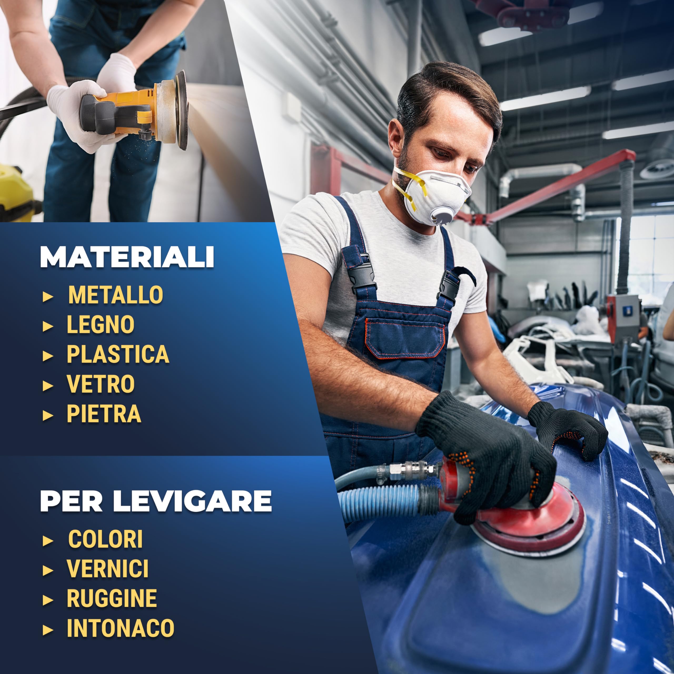 S&R Dischi Abrasivi 125mm Carta Vetrata Levigatrice Fogli Grana 40 60 80 120 180 240. Dischi Abrasivi 8 fori x Levigatrice Rotorbitale Eccentrica di Tutte le Marche.
