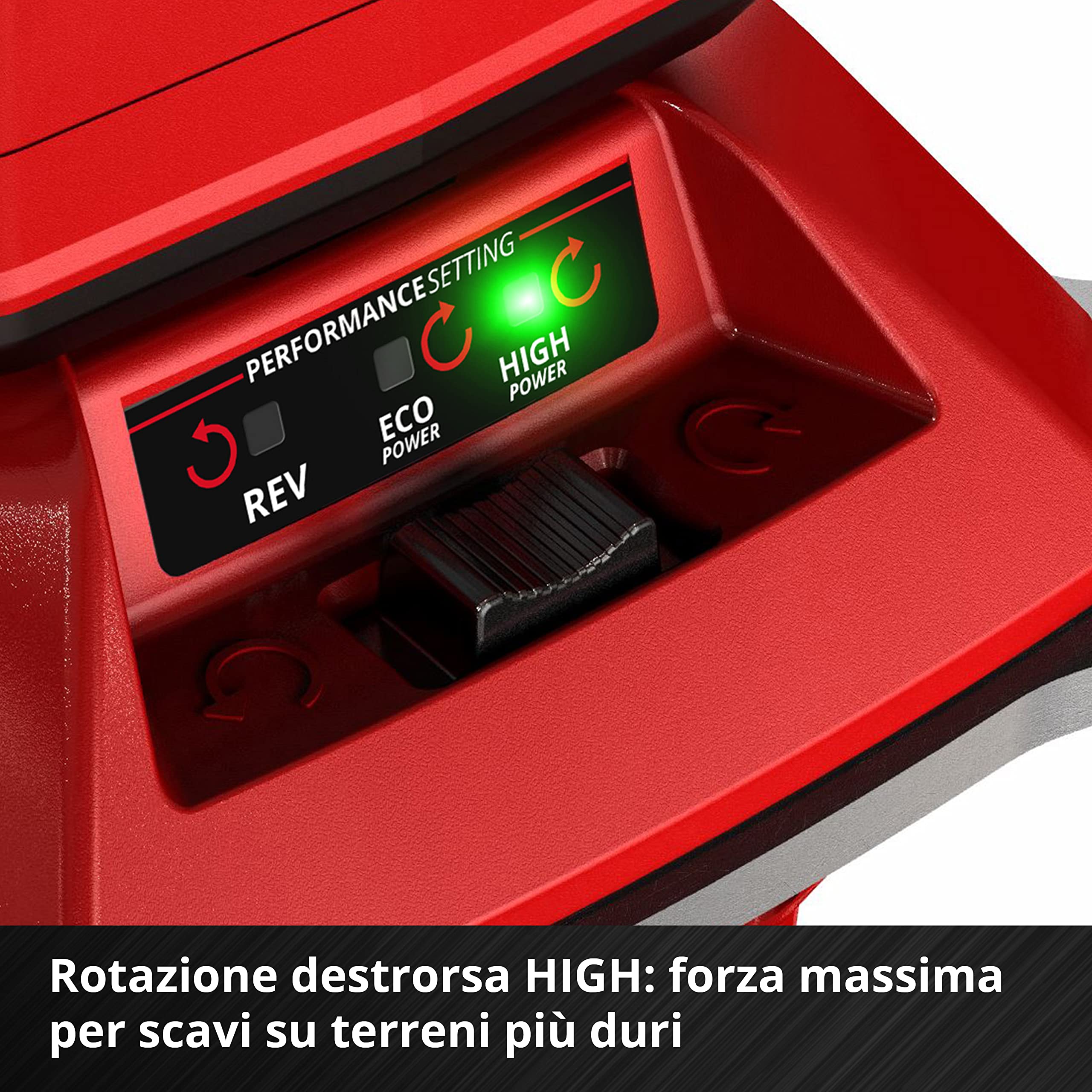 Trivella a batteria GP-EA 18/150 Li BL- Solo Power X-Change di Einhell (ioni di litio, 18 V, motore senza spazzole, incl. punta per trivella Ø 150 mm, fornitura senza batteria e senza caricabatteria)