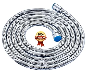 MLD Water Stream EPDM Stainless Steel Flexible Handshower Hose Replacement Shower Tube (1.5Meter)