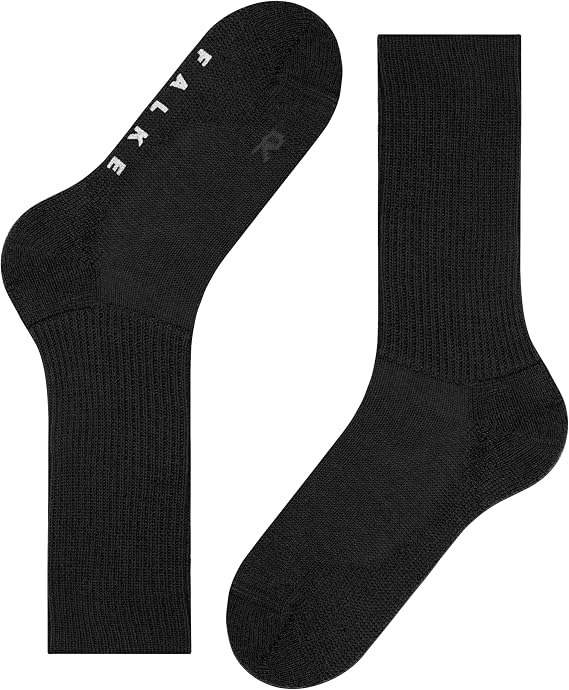 FALKE Unisex Walkie Ergo Socks, Crew Length, Merino Wool, 1 Pair