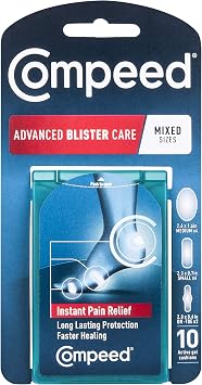 Compeed Advanced Blister Cusions, Mixed Sizes, 10 Count
